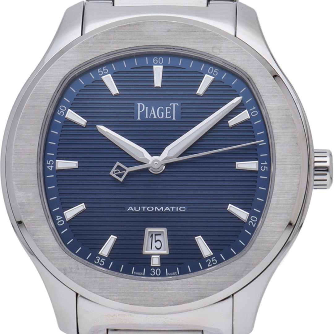 PIAGET(ピアジェ)のピアジェ ポロ デイト ウォッチ 42mm オートマチック ブルー Polo Date Watch 42mm G0A41002(P11268) 箱 保証書 SS メンズ時計 ブルー 仕上げ済 美品 【中古】 メンズの時計(その他)の商品写真