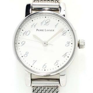ピエールラニエ(Pierre Lannier)のピエールラニエ 腕時計 - P430B621H 白(腕時計)