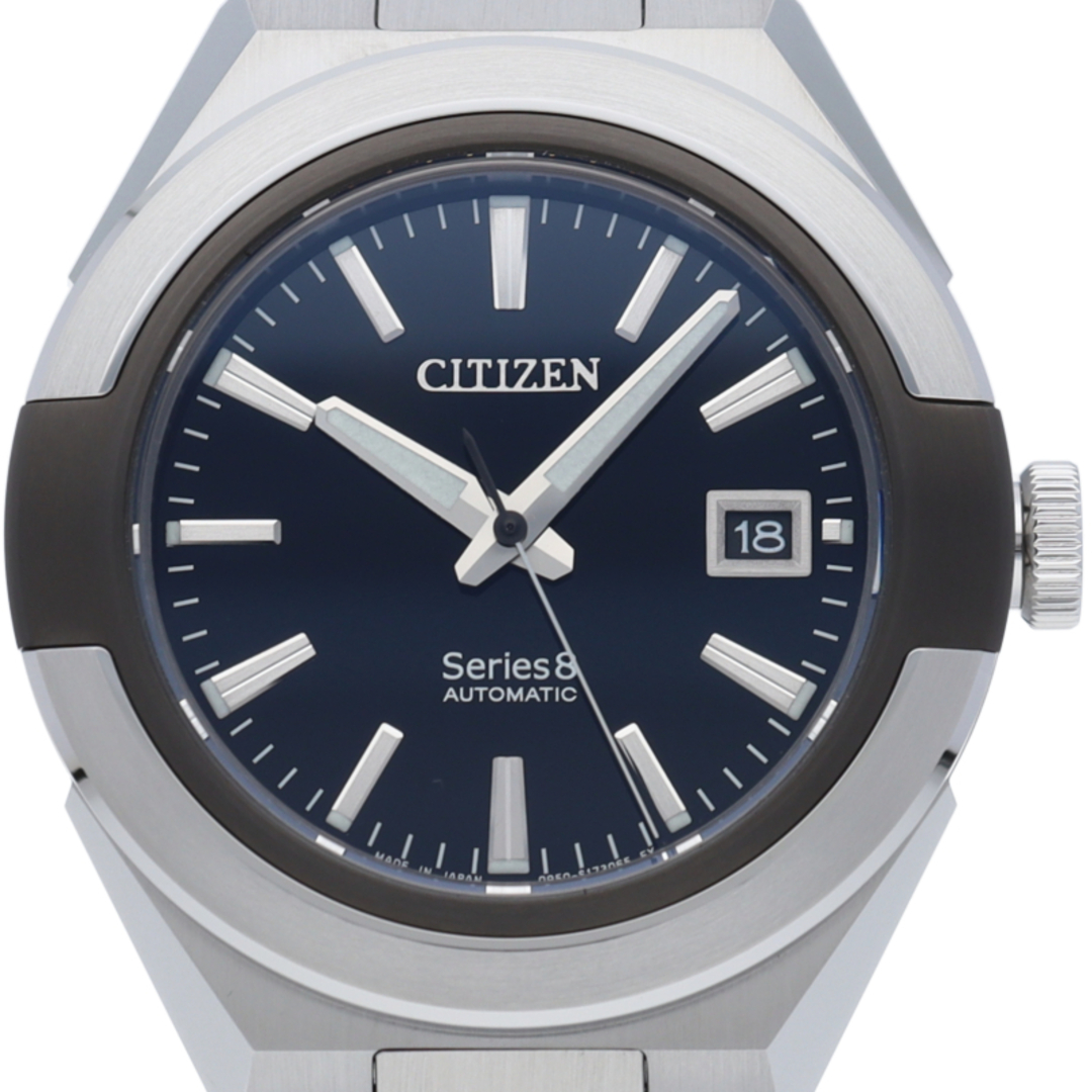 CITIZEN(シチズン)のシチズン Series 8(シリーズエイト) 870 メカニカル オートマチック 40.8mm Series 8 870 Mechanical Mens NA1004-87E(0950-S125715) SS メンズ時計 ブラック 美品 【未使用】 メンズの時計(その他)の商品写真