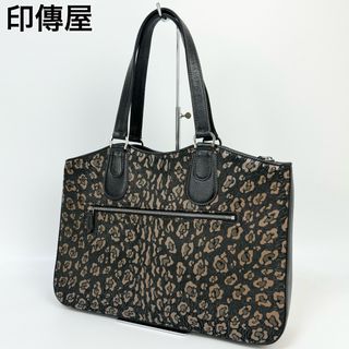 インデンヤ(印傳屋)の23L12 印傳屋 インデンヤ トートバッグ レザー スエード(ハンドバッグ)