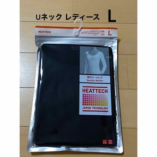 ユニクロ(UNIQLO)のユニクロ  ヒートテック　Uネック レディース  L   ⑮(アンダーシャツ/防寒インナー)