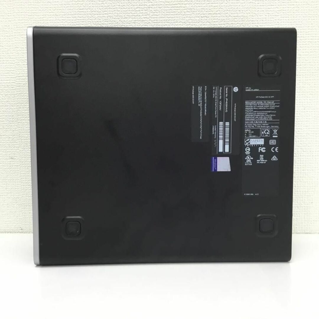 HP(ヒューレットパッカード)のＨＰ デスクトップパソコン PRODESK 600 G3 SF　Corei5-(7500)-3.40GHz 8GB SSD256GB WIN10P スマホ/家電/カメラのPC/タブレット(デスクトップ型PC)の商品写真