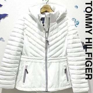 TOMMY HILFIGER - トミー ヒルフィガー 新品ロゴ パーカーホワイト