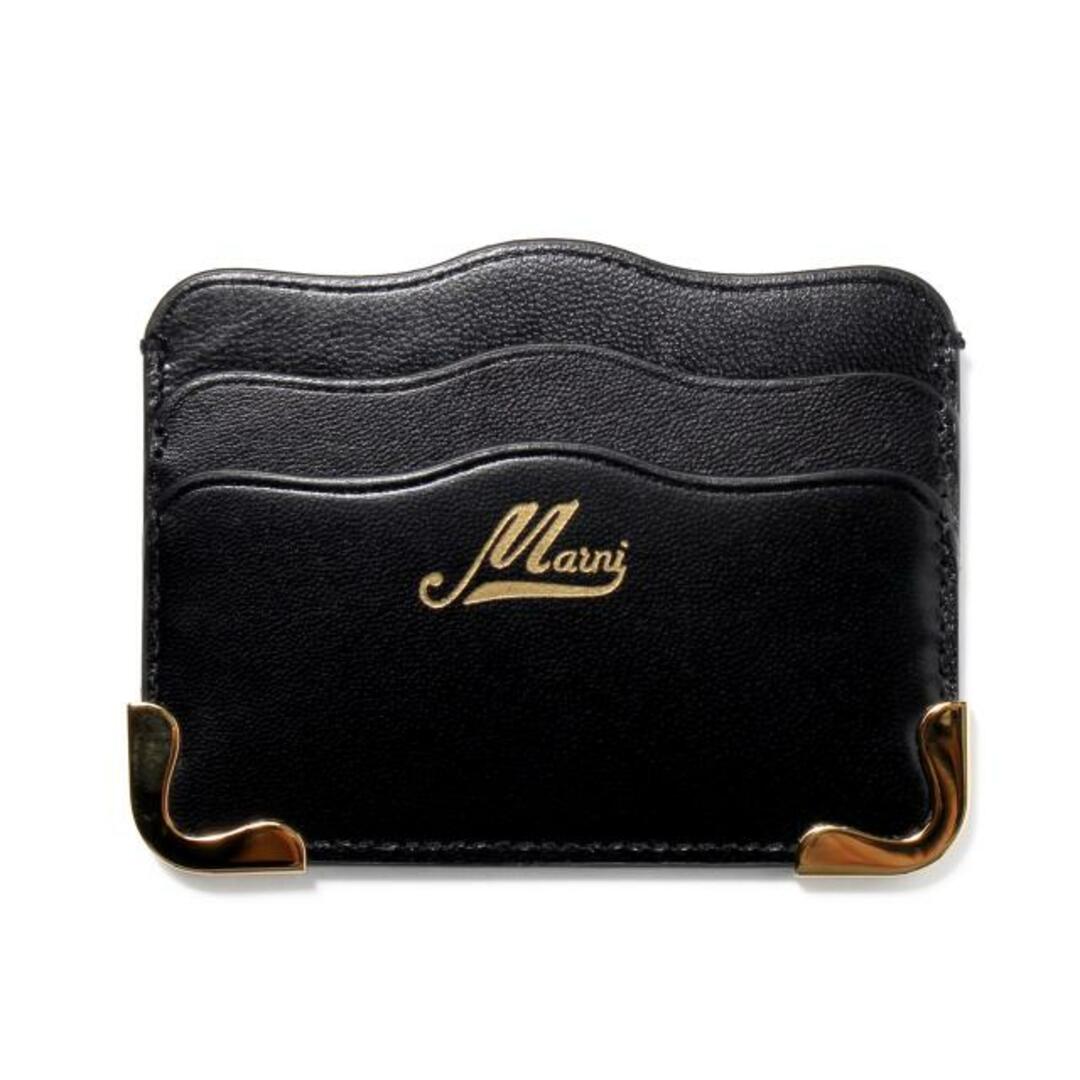 【新品未使用】 MARNI マルニ レディース レザー製 ウエービー カードホルダー 名刺入れ PFMO0087U0P6519 【BLACK】 |  フリマアプリ ラクマ