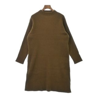 ドレステリア(DRESSTERIOR)のDRESSTERIOR ドレステリア ワンピース 38(M位) 茶 【古着】【中古】(ひざ丈ワンピース)