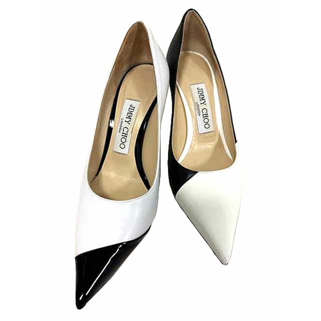 JIMMY CHOO(ジミーチュウ)の【中古】JIMMY CHOO ジミーチュー 靴 レディース LOVE85 パンプス バイカラー 34 1/2 Sサイズ レディースの靴/シューズ(その他)の商品写真