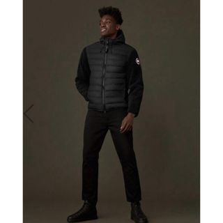 カナダグース(CANADA GOOSE)のカナダグース　ハイブリッジ　フリース　フーディ　ロンハーマン(ダウンジャケット)