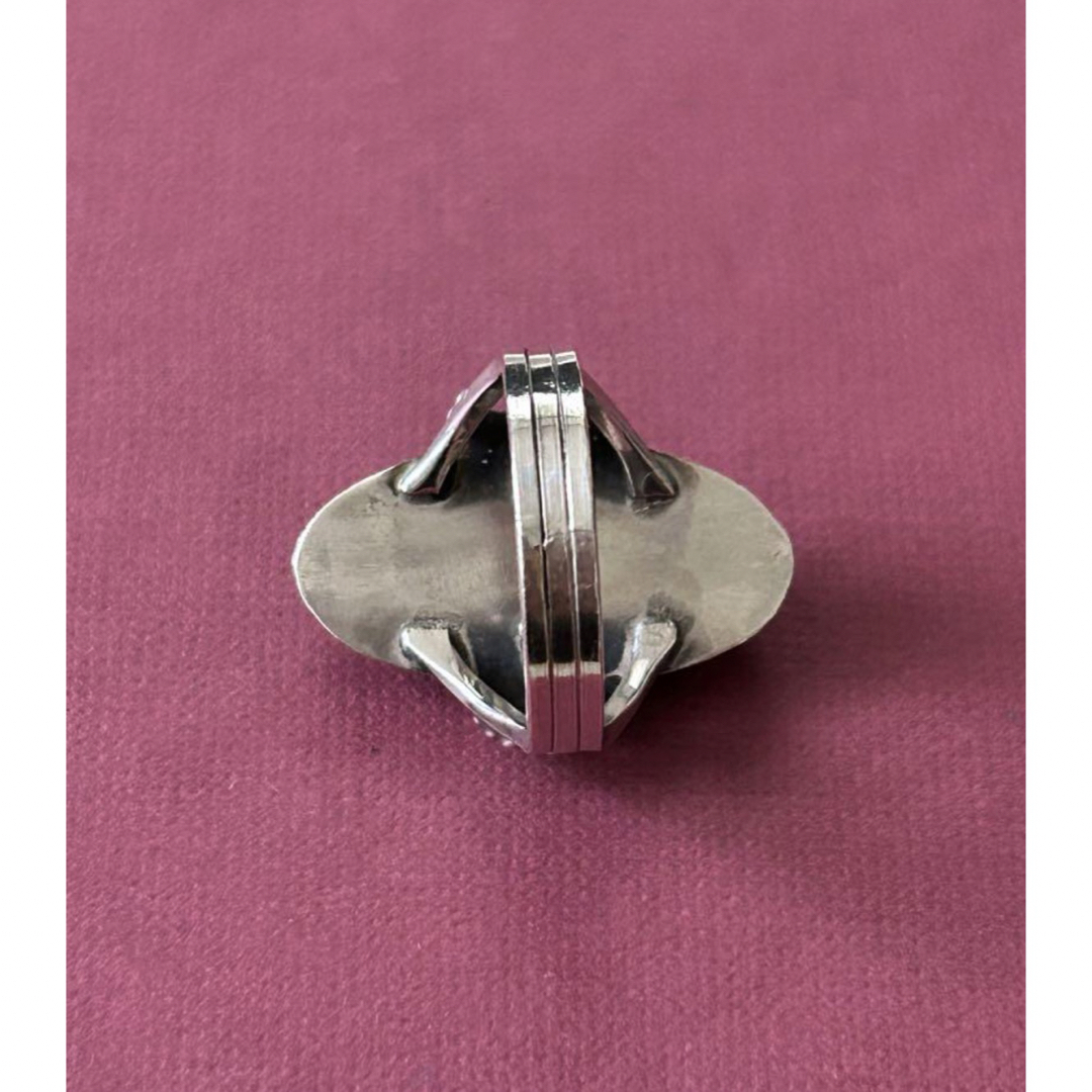 KARASUエスニックB194 used エスニック 作者 ストーン silver925 リング 指輪