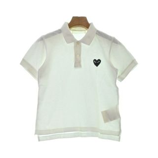 PLAY COMME des GARCONS ポロシャツ S 白 【古着】【中古】(ポロシャツ)