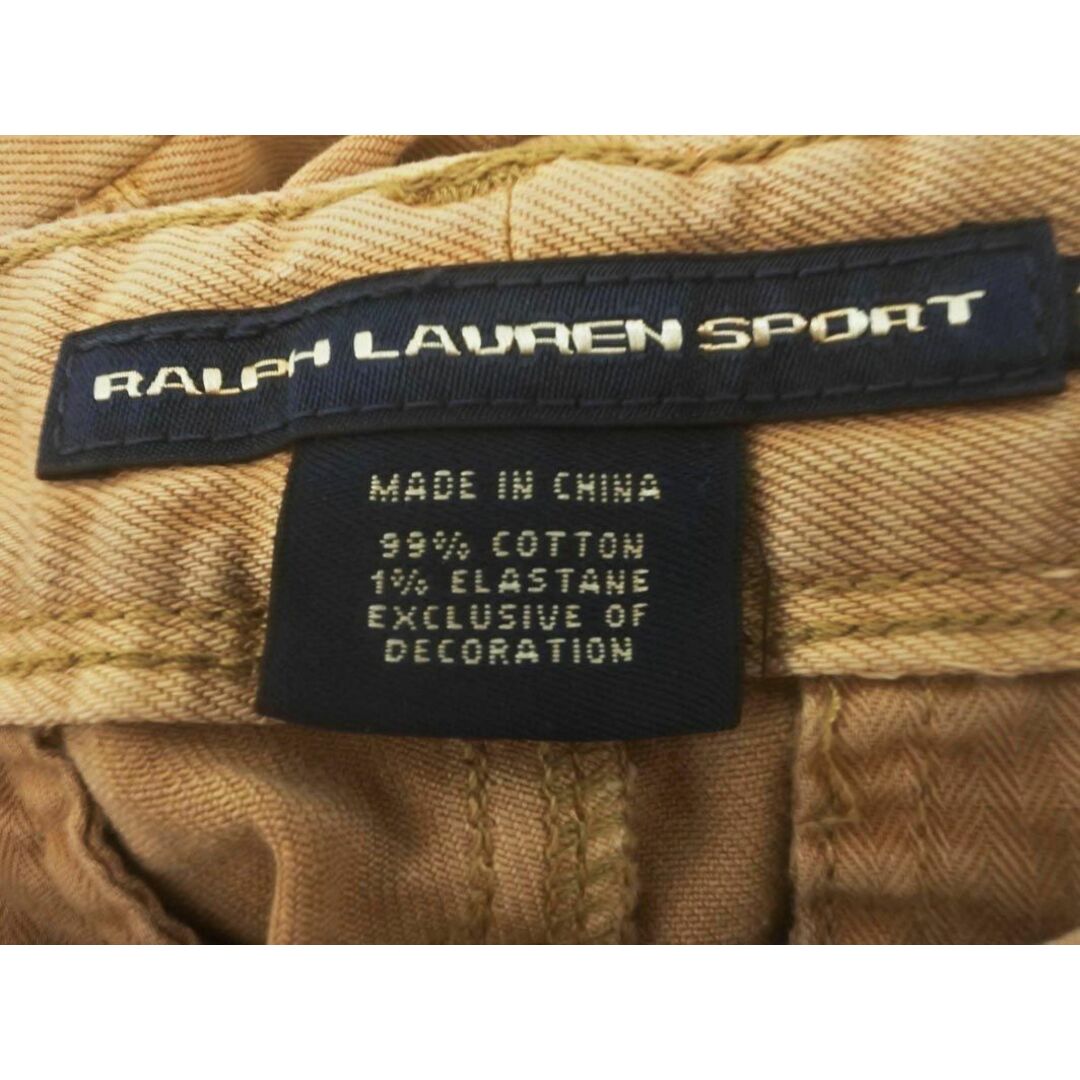 Ralph Lauren(ラルフローレン)のRalph Lauren ラルフローレン SPORT 切替 テーパード デニムパンツ size28/ベージュ ■■ レディース レディースのパンツ(デニム/ジーンズ)の商品写真