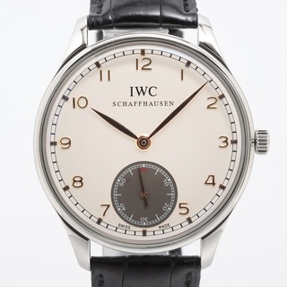 インターナショナルウォッチカンパニー(IWC)のIWC ポルトギーゼ ハンドワインド SS×革   メンズ 腕時計(腕時計(アナログ))