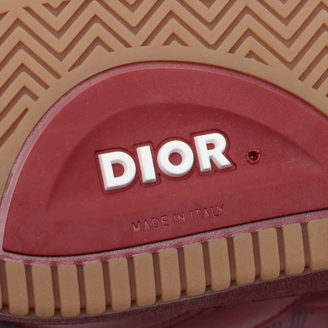 Dior(ディオール)のディオール オブリーク レザー 41 レッド メンズ スニーカー メンズの靴/シューズ(スニーカー)の商品写真