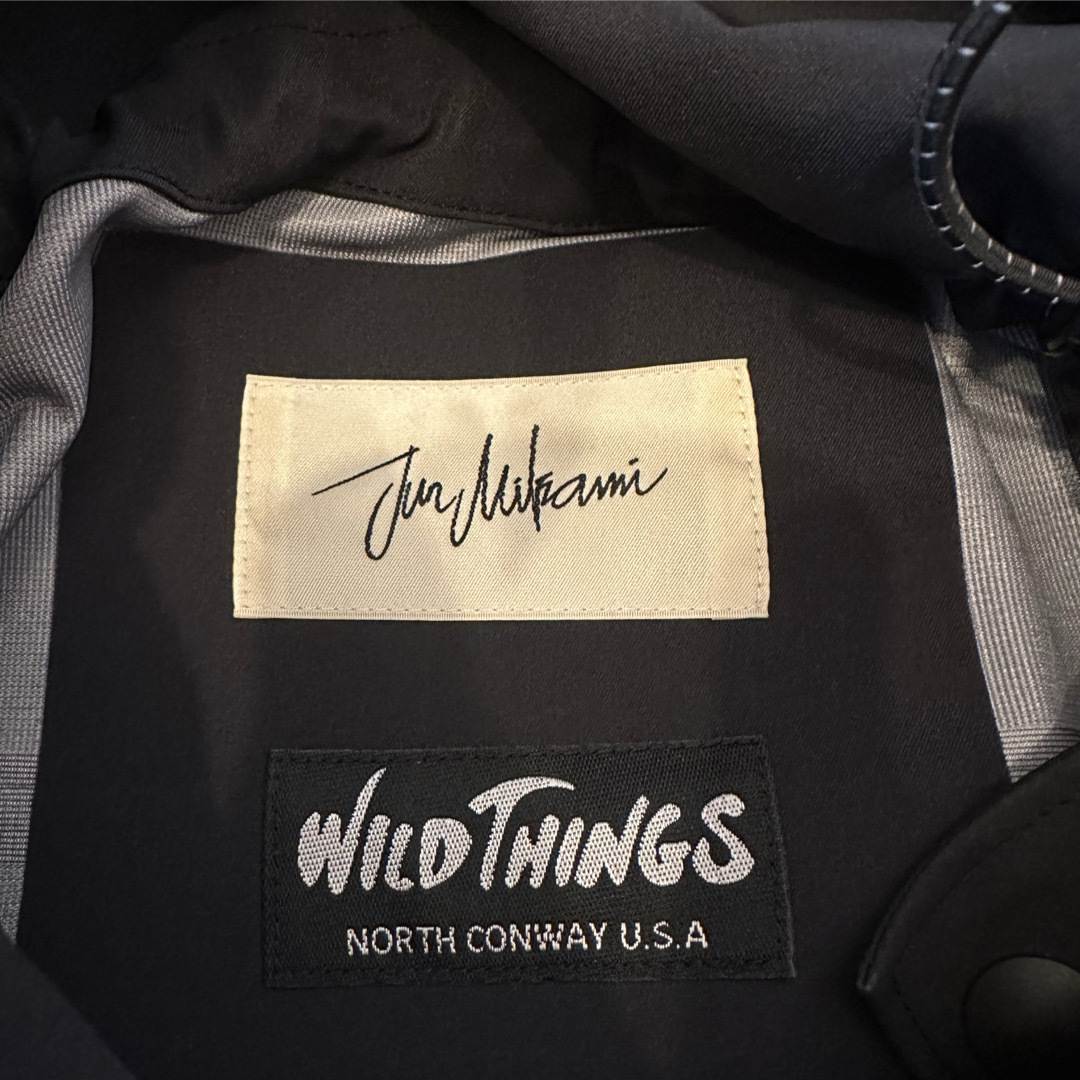 WILDTHINGS(ワイルドシングス)の美品タグ付　WILD THINGS×JUN MIKAMI ブラック レディースのジャケット/アウター(ロングコート)の商品写真