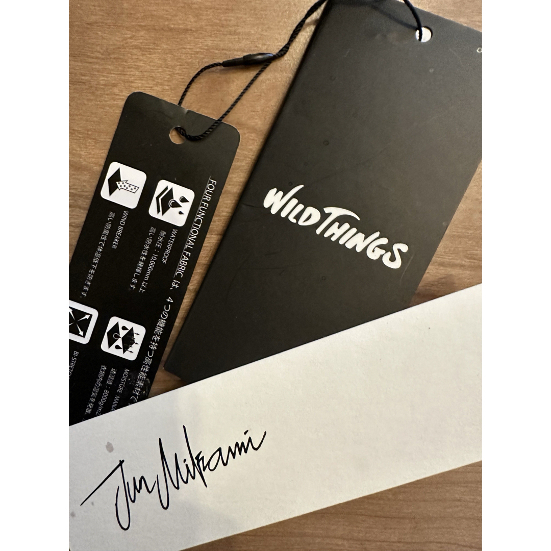 WILDTHINGS(ワイルドシングス)の美品タグ付　WILD THINGS×JUN MIKAMI ブラック レディースのジャケット/アウター(ロングコート)の商品写真