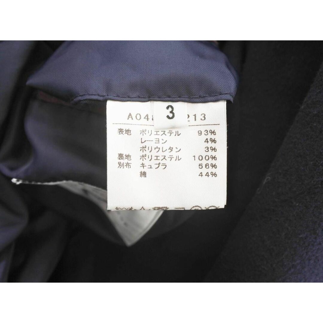 MELROSE(メルローズ)のメンズメルローズ チェスター コート size3/紺 ◆■ メンズ メンズのジャケット/アウター(チェスターコート)の商品写真