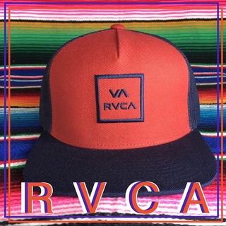 ルーカ(RVCA)のRVCAルーカUS限定ボックスエンブロイディートラッカーキャップ帽子1点物(サーフィン)