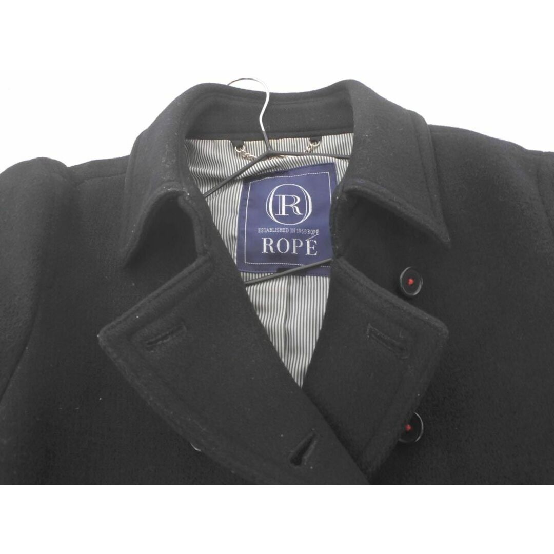 ROPE’(ロペ)のROPE ロペ ウール混 ショート丈 コート size7AR/黒 ◆■ レディース レディースのジャケット/アウター(その他)の商品写真