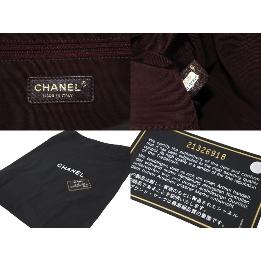 CHANEL(シャネル)のCHANEL シャネル ハンドバッグ チェーンショルダー ココマーク 21番台 ブラック エイジドカーフ ゴールド金具 美品 中古 58003 レディースのバッグ(ハンドバッグ)の商品写真