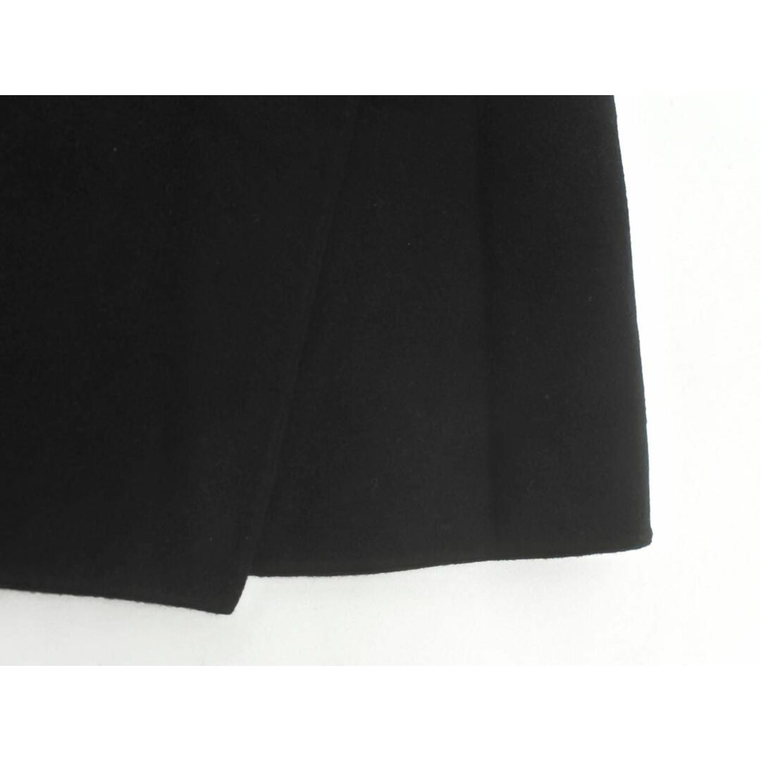 IENA(イエナ)のIENA イエナ ウール混 ストライプ 巻き ラップ スカート size36/黒 ◆■ レディース レディースのスカート(ミニスカート)の商品写真