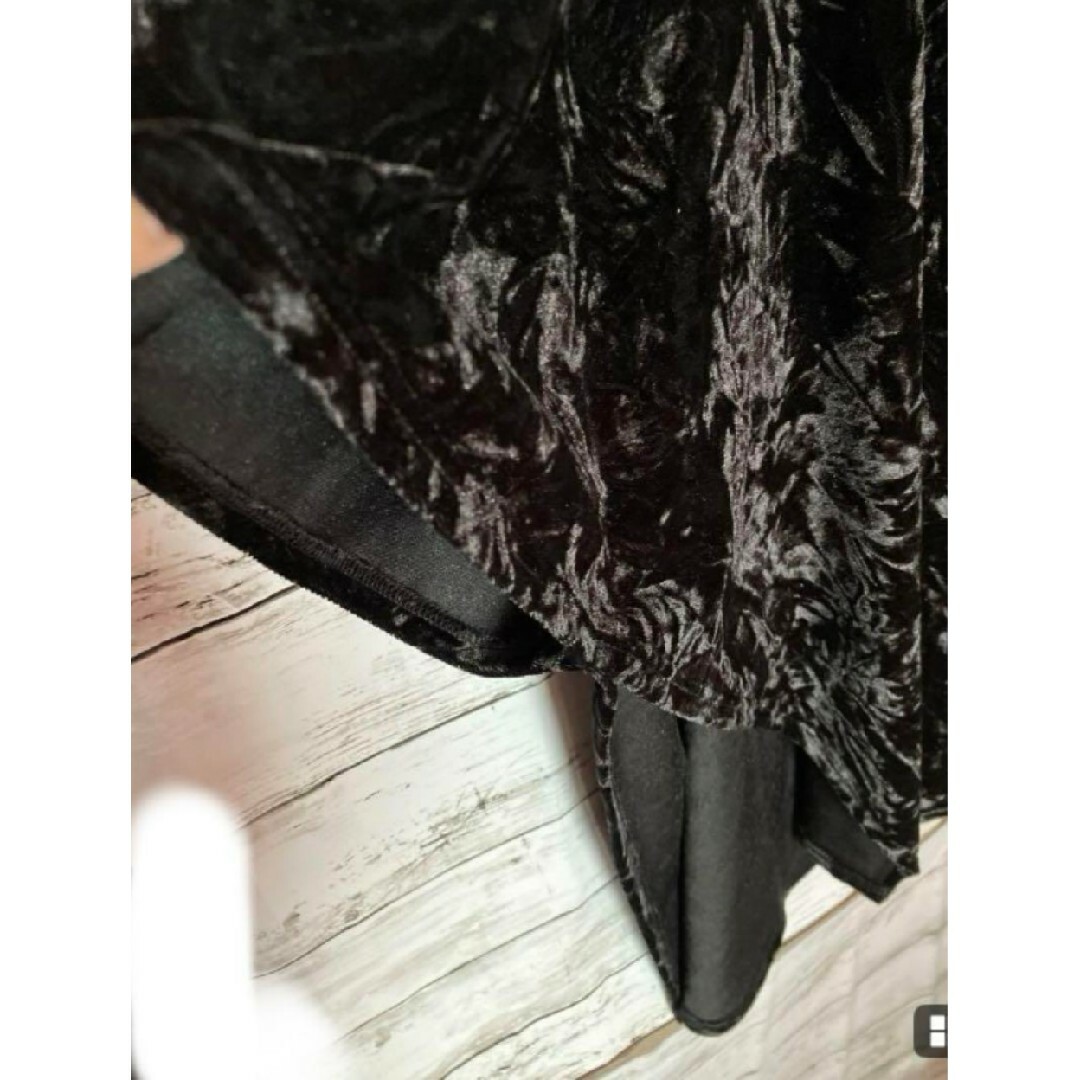EGOIST(エゴイスト)の新品タグなし　EGOIST クラッシュベロアカーデ　羽織り レディースのトップス(カーディガン)の商品写真