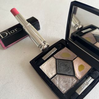 ディオール(Dior)のディオール アイシャドウ＆口紅２点セット　中古品(アイシャドウ)