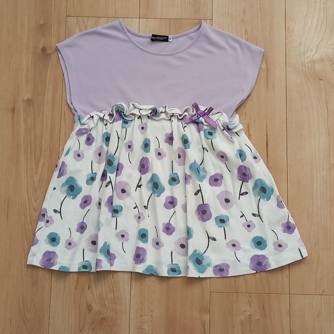 BeBe(ベベ)のベベ トップス ラベンダー 140cm キッズ/ベビー/マタニティのキッズ服女の子用(90cm~)(Tシャツ/カットソー)の商品写真