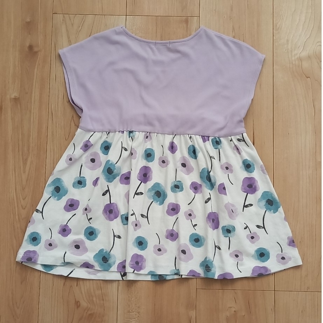 BeBe(ベベ)のベベ トップス ラベンダー 140cm キッズ/ベビー/マタニティのキッズ服女の子用(90cm~)(Tシャツ/カットソー)の商品写真