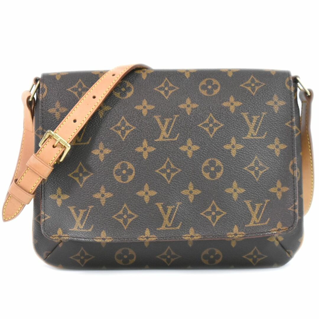 レディース本物 ルイヴィトン LOUIS VUITTON LV ミュゼットタンゴ ショート モノグラム ショルダーバッグ ブラウン M51257 Musette Tango Short ビトン バッグ