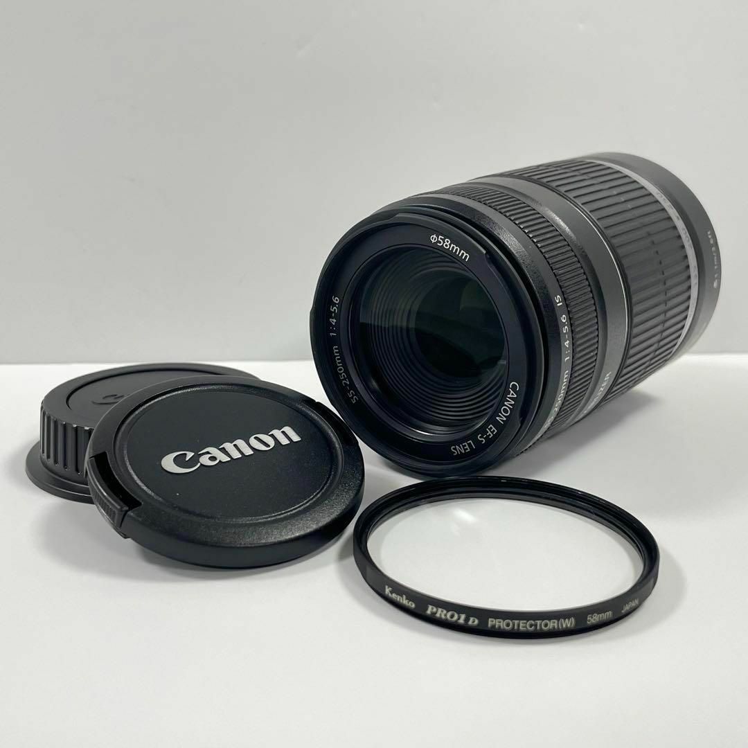 大特価放出！ 良品 Canon ズームレンズ EF-S Canon 55-250mm F4-5.6 F4