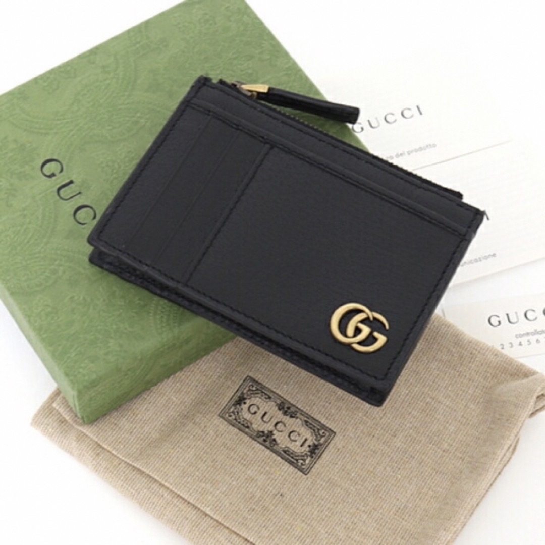 Gucci(グッチ)の購入価格49500円早い者勝ちGUCCI グッチ GGマーモント財布 レディースのファッション小物(財布)の商品写真