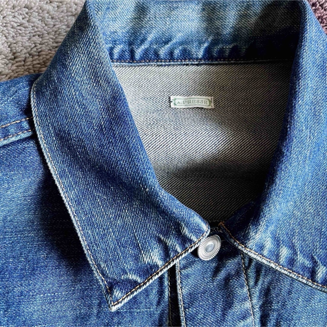 A.PRESSE 2nd Type Denim Jacket サイズ48 メンズのジャケット/アウター(Gジャン/デニムジャケット)の商品写真