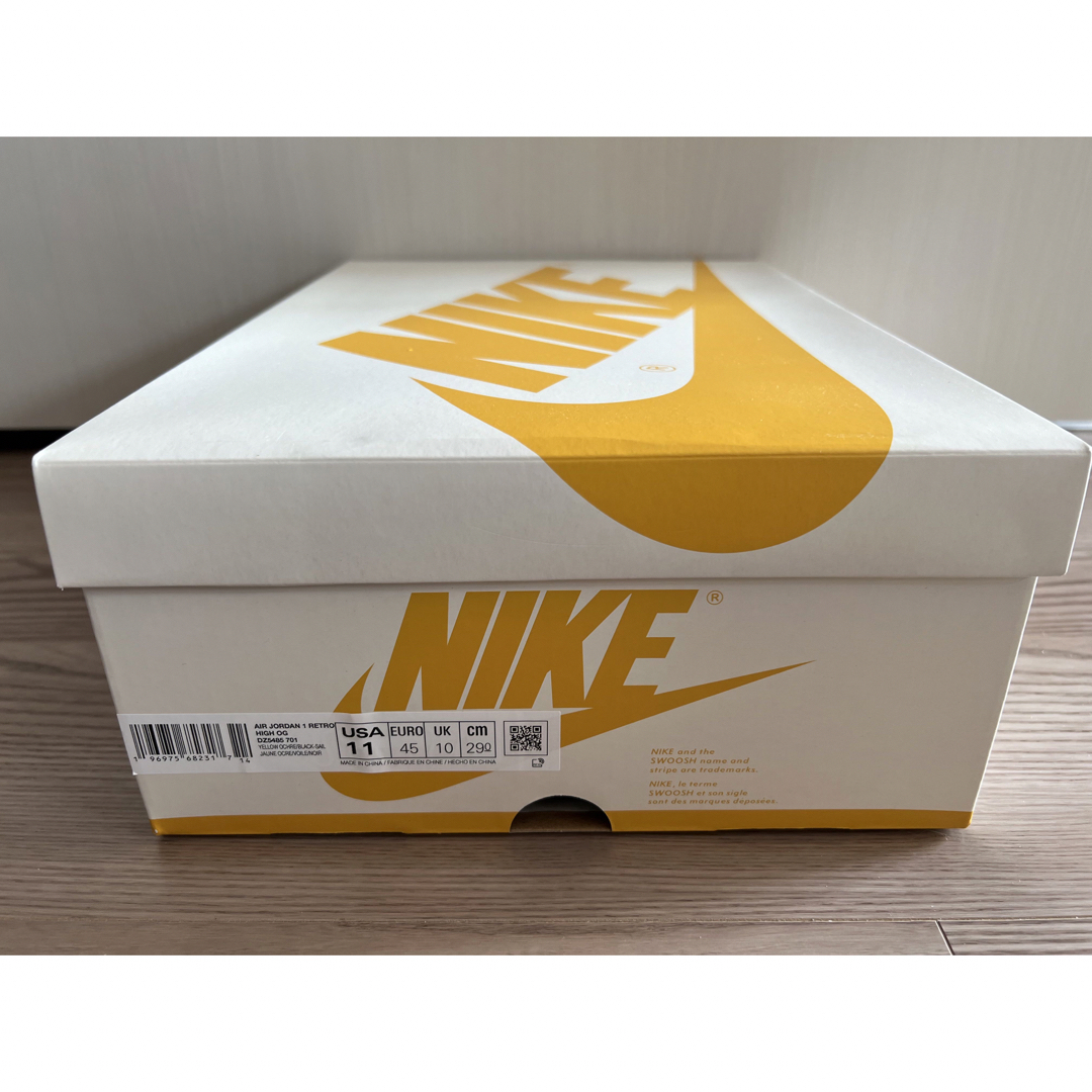 NIKE(ナイキ)のaj1 Nike Air Jordan 1 Yellow Ochre 29cm メンズの靴/シューズ(スニーカー)の商品写真