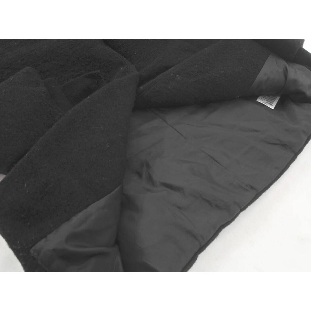 SLY(スライ)のSLY スライ ウール混 サムホール ビッグカラー ダウン コート size1/黒 ◆■ レディース レディースのジャケット/アウター(ダウンコート)の商品写真