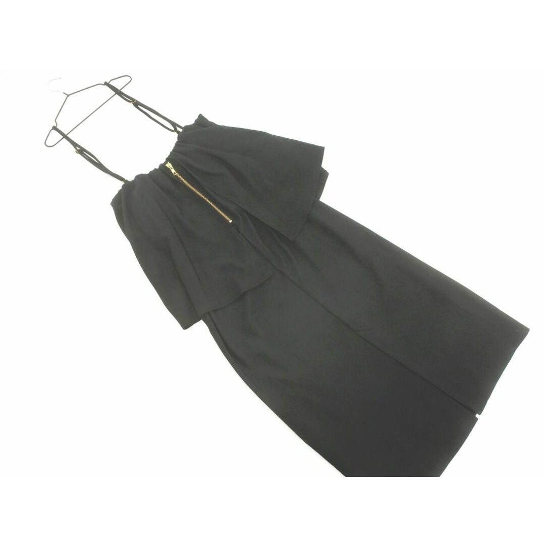ViS(ヴィス)のVIS ビス ジャンパー スカート sizeM/黒 ■■ レディース レディースのスカート(ミニスカート)の商品写真