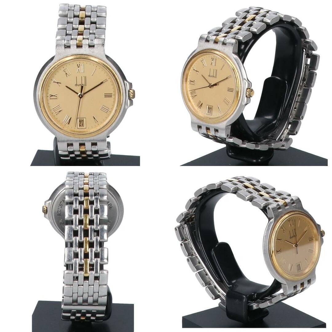 Dunhill(ダンヒル)のダンヒル エリート 1ロウ デイト SS x YG コンビ クオーツ メンズの時計(腕時計(アナログ))の商品写真