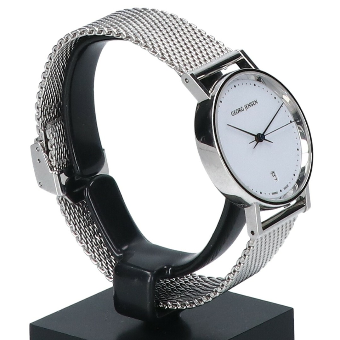 Georg Jensen(ジョージジェンセン)のジョージジェンセン 321 KOPPEL コッペル 32mm SS カレンダー クォーツ メンズの時計(腕時計(アナログ))の商品写真