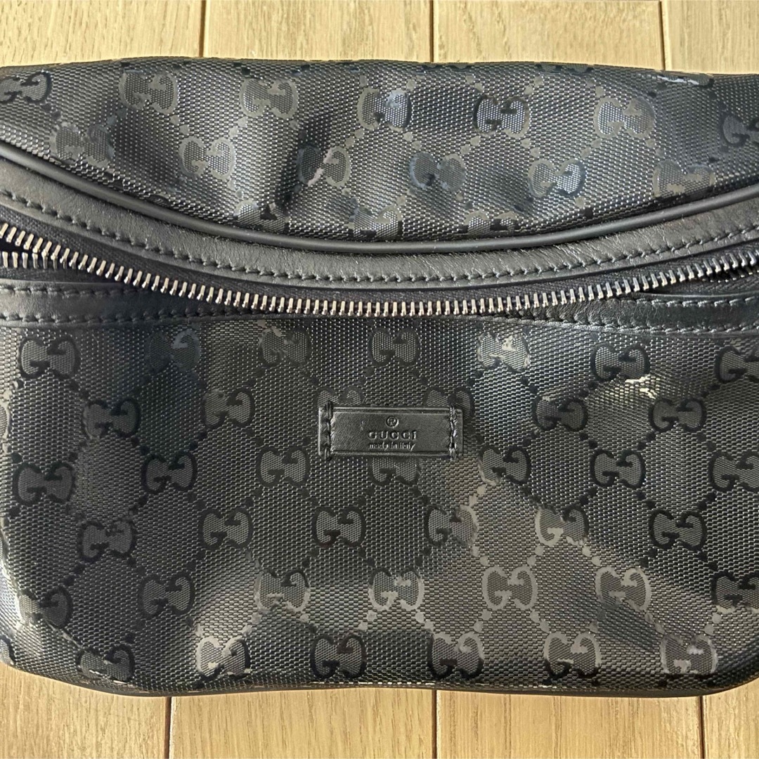 美品⭐︎GUCCI 233269 GGインプリメ ウエストバッグ　ウエストポーチ