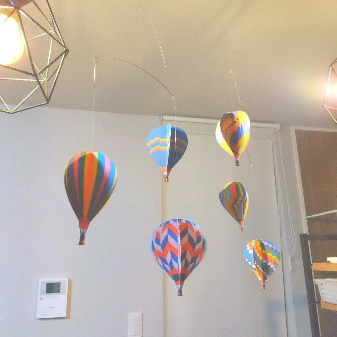 ￥1800→￥1600 Turkey 気球 モビール balloon インテリア/住まい/日用品のインテリア小物(モビール)の商品写真