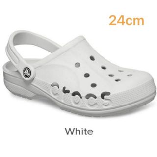 バヤ クロッグ Baya Clog / crocs ホワイト 24cm(サンダル)