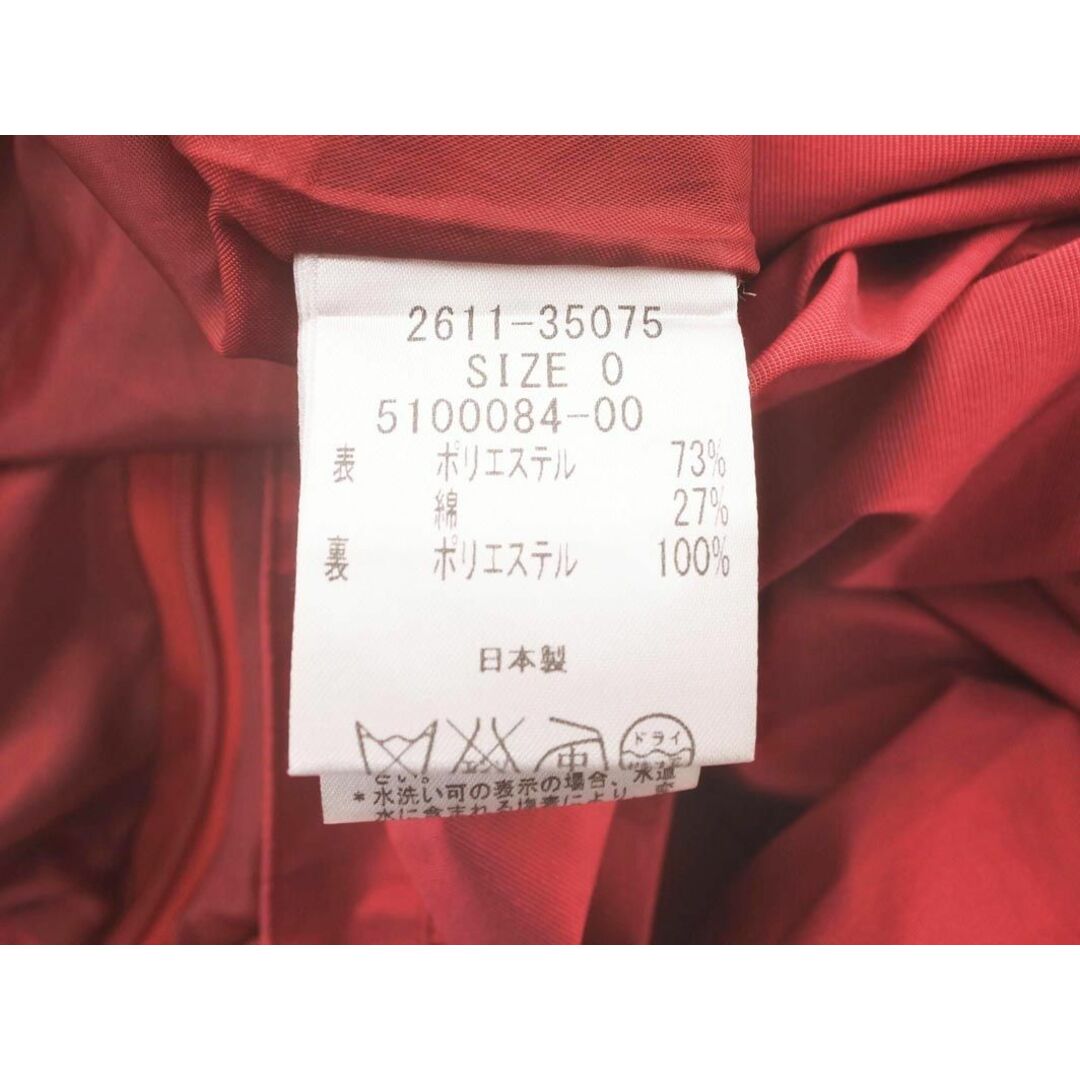 VIAGGIO BLU(ビアッジョブルー)のViaggio Blu ビアッジョブルー Aライン 台形 スカート size0/赤 ■■ レディース レディースのスカート(ひざ丈スカート)の商品写真