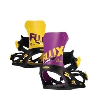 フラックス(FLUX)のFLUX DS （Mサイズ）22〜23モデル　yellow/purple(バインディング)