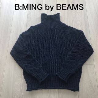 ★未使用★B:MING by BEAMS ビームス/モカ・ケーブル編みその他