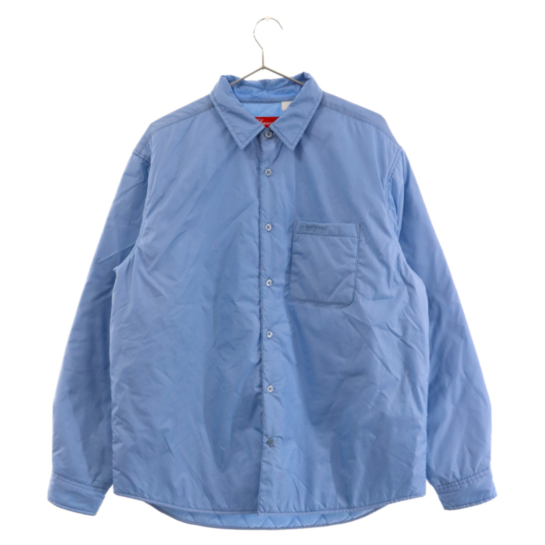 SUPREME シュプリーム 22AW Nylon Filled Shirt ナイロン フィルドシャツジャケット ブルー