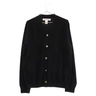 コムデギャルソン(COMME des GARCONS)のCOMME des GARCONS SHIRT コムデギャルソンシャツ FULLY FASHIONED KNIT CARDIGAN V-NECK ニットカーディガン Vネックセーター ブラック FZ-N105(カーディガン)