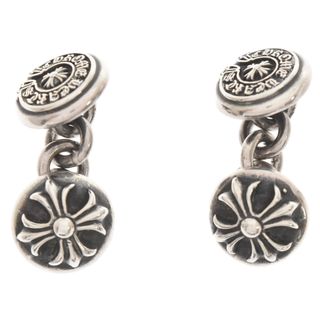 クロムハーツ(Chrome Hearts)のCHROME HEARTS クロムハーツ CUFF LINKS CROSS BALL カフリンクス クロスボール シルバー(その他)