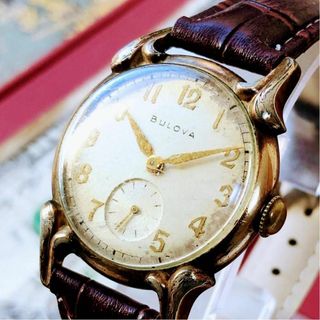 ブローバ(Bulova)の#2901【シックでお洒落】メンズ 腕時計 ブローバ 動作品 手巻 アンティーク(腕時計(アナログ))