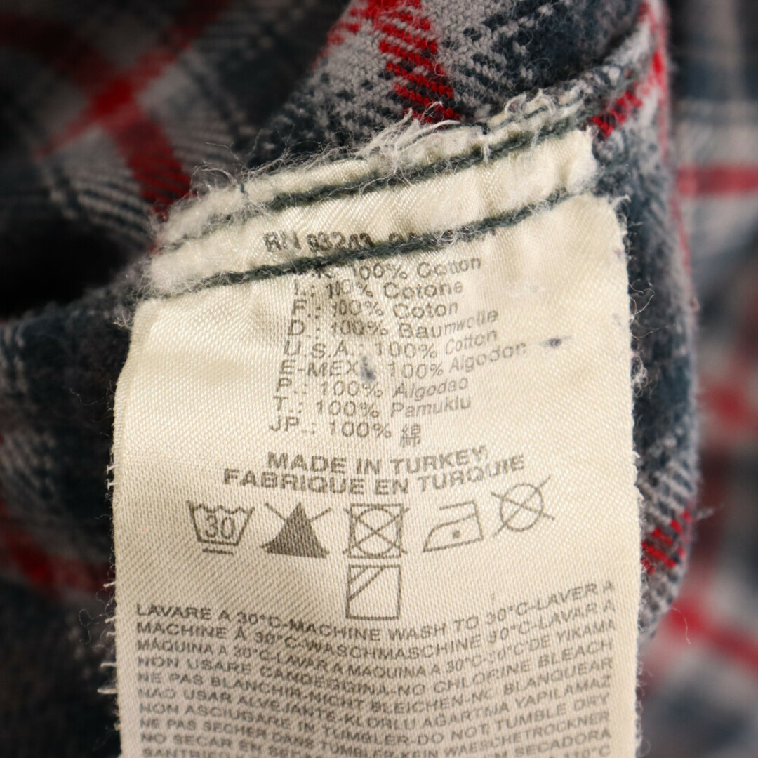 DIESEL(ディーゼル)のDIESEL ディーゼル ポケットジップ付チェックシャツ マルチカラー メンズのトップス(シャツ)の商品写真