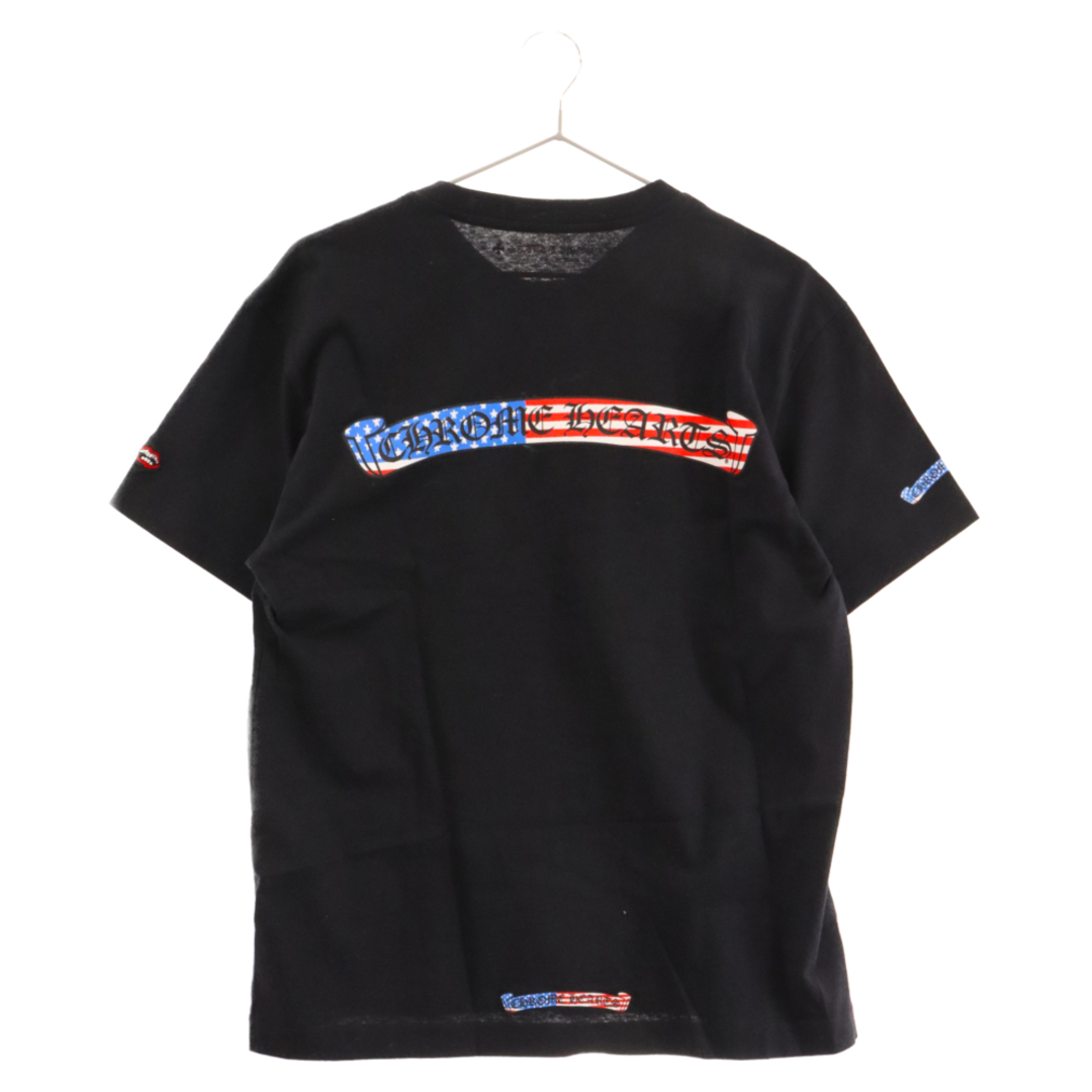 CHROME HEARTS クロムハーツ 21AW×Matty Boy America T-shirt マッティボーイ 星条旗デザイン 半袖Tシャツ ホワイト