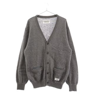 ワコマリア(WACKO MARIA)のWACKO MARIA ワコマリア 21AW MOHAIR KNIT CARDIGAN モヘアカーディガン グレー(ニット/セーター)