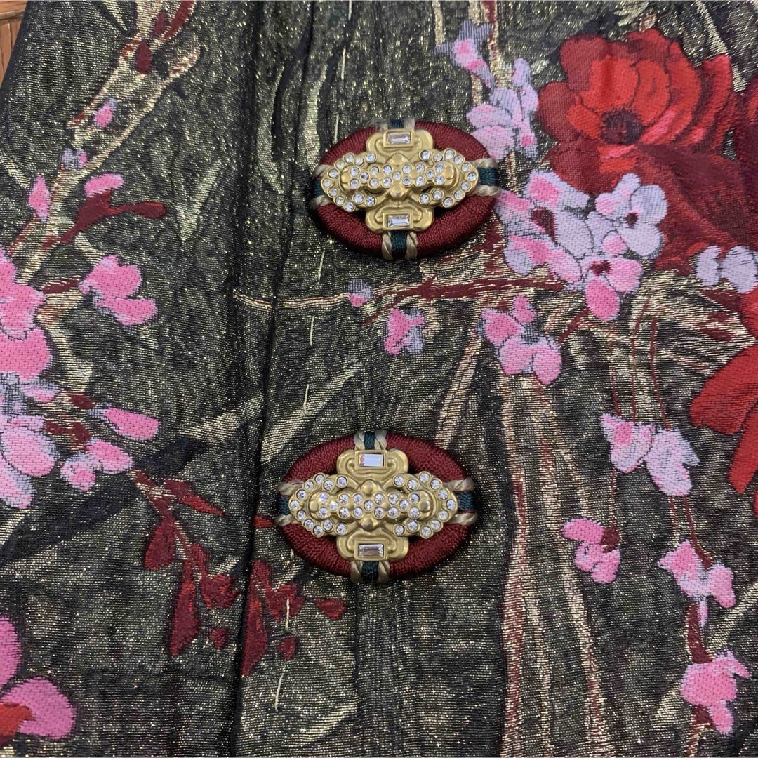 DOLCE\u0026GABBANA＊花柄　膝丈スカート